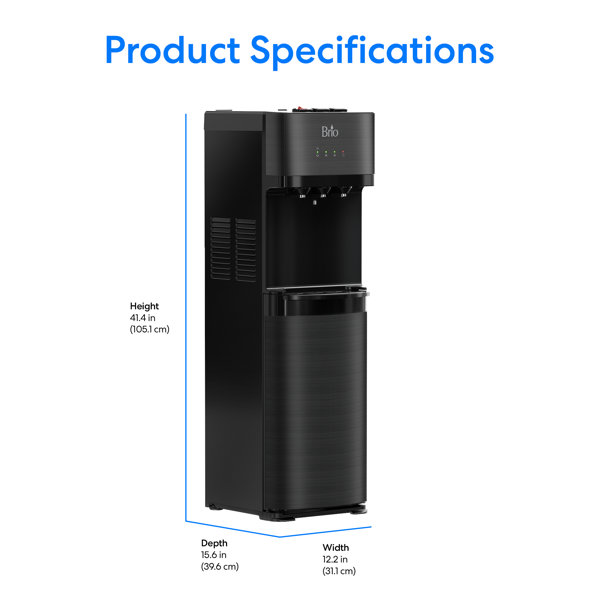 Brio Series Freestanding Hot, Cold, and Room Temperature Brio Series Freestanding Hot, Cold, and Room Temperature